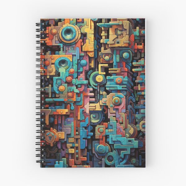 Item preview, Abstract Ancient Mechanical Ruins designed and sold by InsanseCreation.