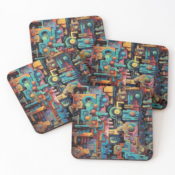 Item preview, Abstract Ancient Mechanical Ruins designed and sold by InsanseCreation.