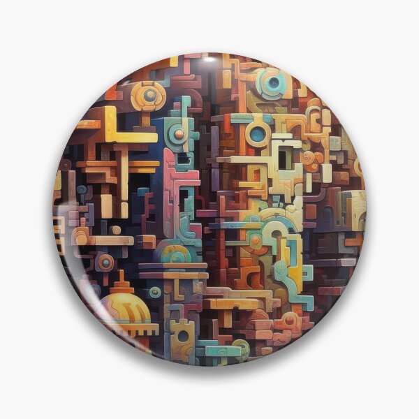 Item preview, Abstract Ancient Mechanical Ruins designed and sold by InsanseCreation.