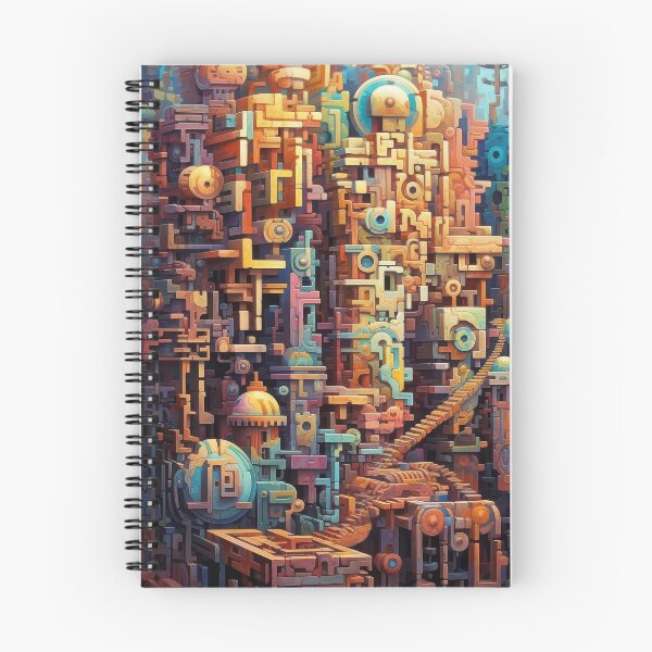 Item preview, Abstract Ancient Mechanical Ruins designed and sold by InsanseCreation.