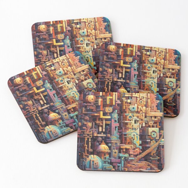 Item preview, Abstract Ancient Mechanical Ruins designed and sold by InsanseCreation.