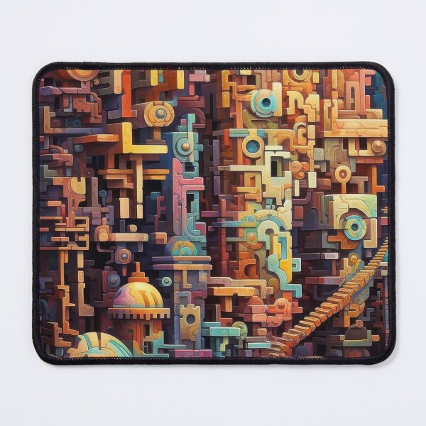 Item preview, Abstract Ancient Mechanical Ruins designed and sold by InsanseCreation.