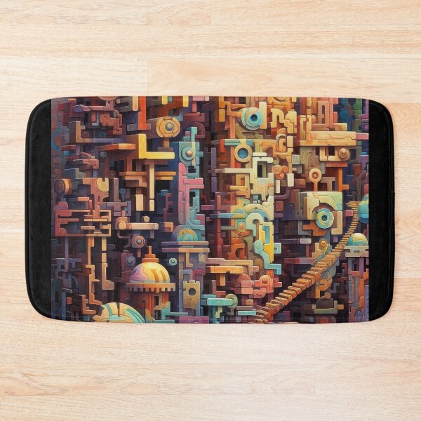 Item preview, Abstract Ancient Mechanical Ruins designed and sold by InsanseCreation.