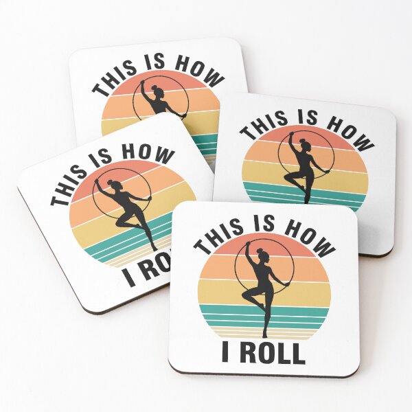 Item preview, This is How i Roll Funny Gymnastique Quote Gymnastique artistique Cool Retro Vintage Gymnastique designed and sold by ivotee.