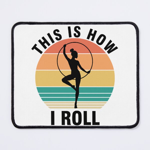 Item preview, This is How i Roll Funny Gymnastique Quote Gymnastique artistique Cool Retro Vintage Gymnastique designed and sold by ivotee.