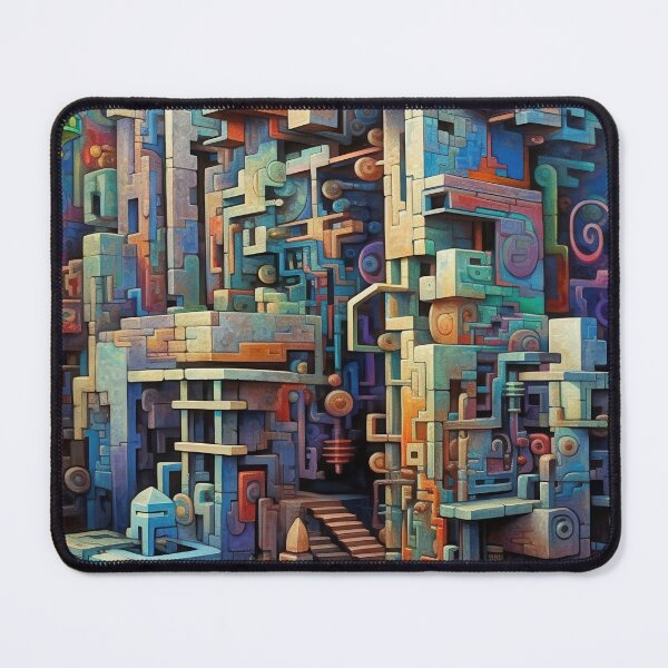 Item preview, Abstract Ancient Mechanical Ruins designed and sold by InsanseCreation.
