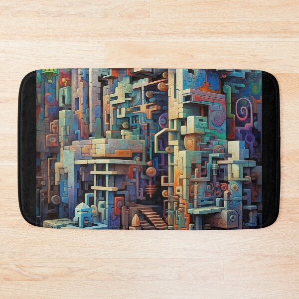 Item preview, Abstract Ancient Mechanical Ruins designed and sold by InsanseCreation.