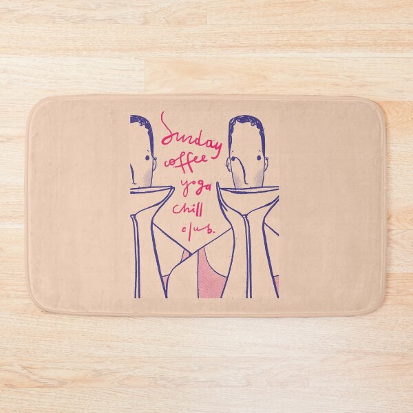 Item preview, Sunday coffee yoga chill club designed and sold by themoodysociety.