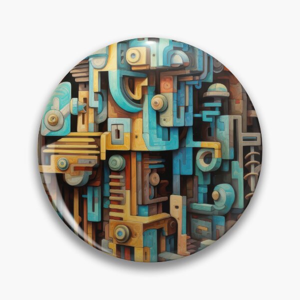Item preview, Abstract Ancient Mechanical Ruins designed and sold by InsanseCreation.