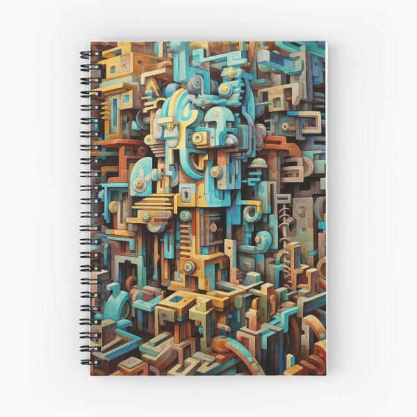 Item preview, Abstract Ancient Mechanical Ruins designed and sold by InsanseCreation.