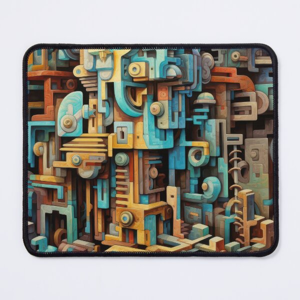 Item preview, Abstract Ancient Mechanical Ruins designed and sold by InsanseCreation.