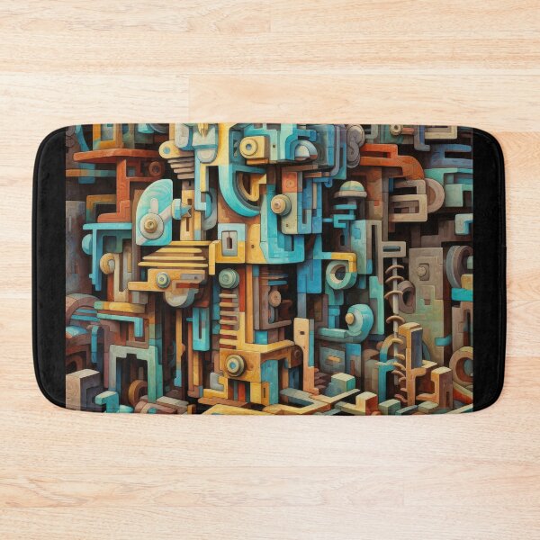 Item preview, Abstract Ancient Mechanical Ruins designed and sold by InsanseCreation.