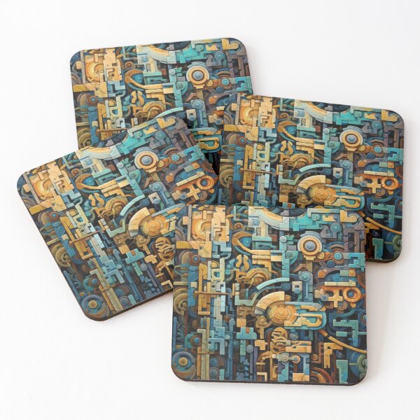 Item preview, Abstract Ancient Mechanical Ruins designed and sold by InsanseCreation.