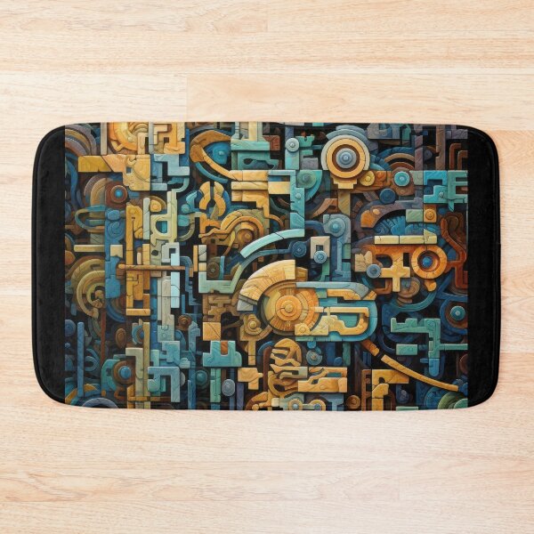 Item preview, Abstract Ancient Mechanical Ruins designed and sold by InsanseCreation.