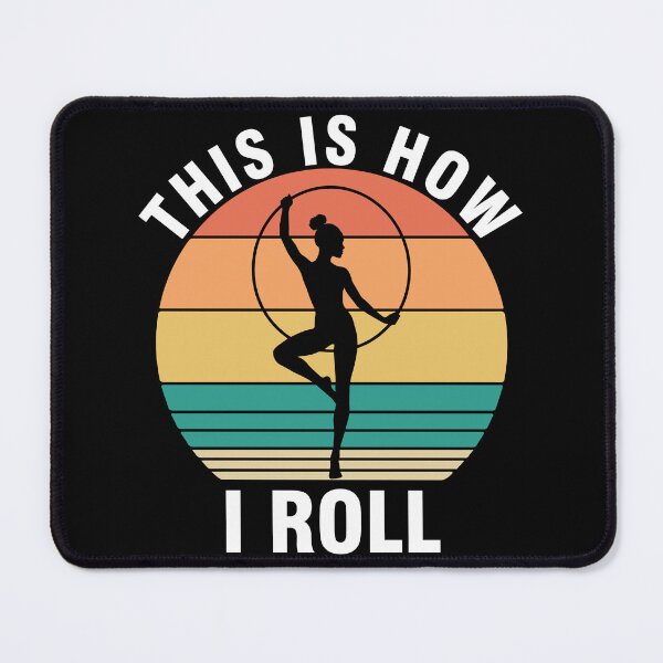 Item preview, This is How i Roll Funny Gymnastique Quote Gymnastique artistique Cool Retro Vintage Gymnastique designed and sold by ivotee.