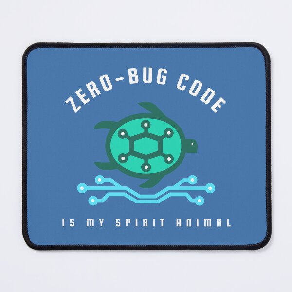 Item preview, Zero-Bug Code is My Spirit Animal - QA Engineer designed and sold by Circle-Cats.