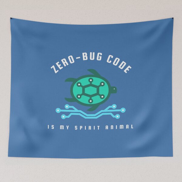 Item preview, Zero-Bug Code is My Spirit Animal - QA Engineer designed and sold by Circle-Cats.