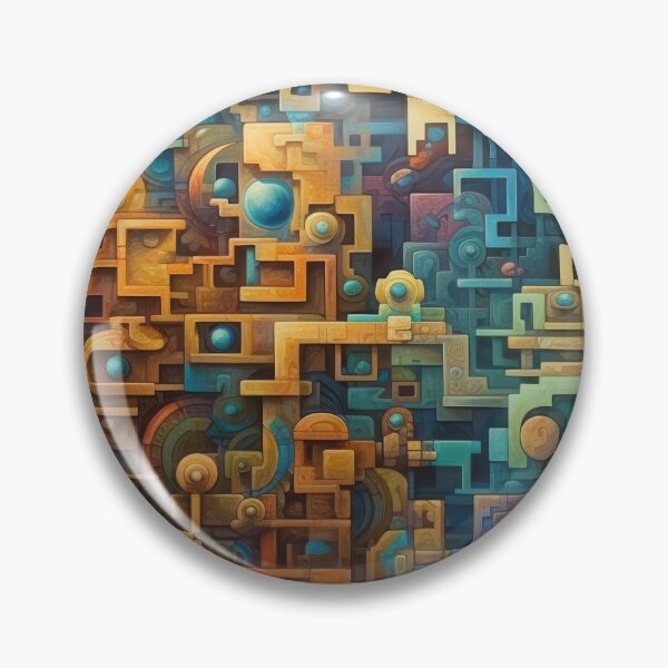 Item preview, Abstract Ancient Mechanical Ruins designed and sold by InsanseCreation.