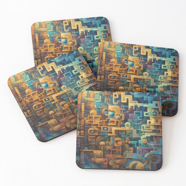 Item preview, Abstract Ancient Mechanical Ruins designed and sold by InsanseCreation.
