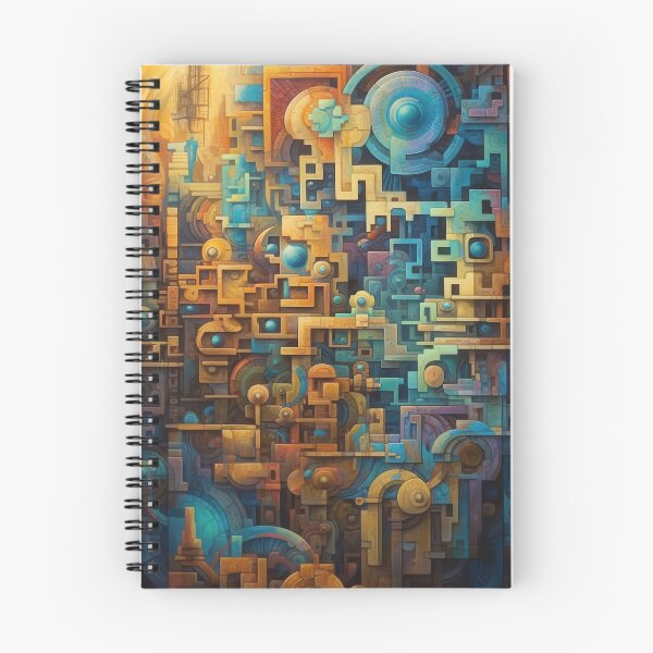 Item preview, Abstract Ancient Mechanical Ruins designed and sold by InsanseCreation.