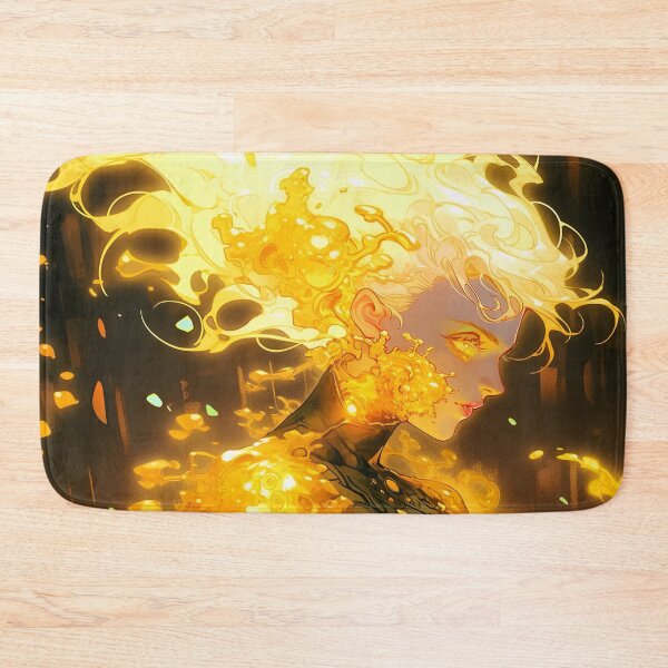 Item preview, Gold Sci-Fi Cyberpunk Anime Girl designed and sold by bubblegoth.