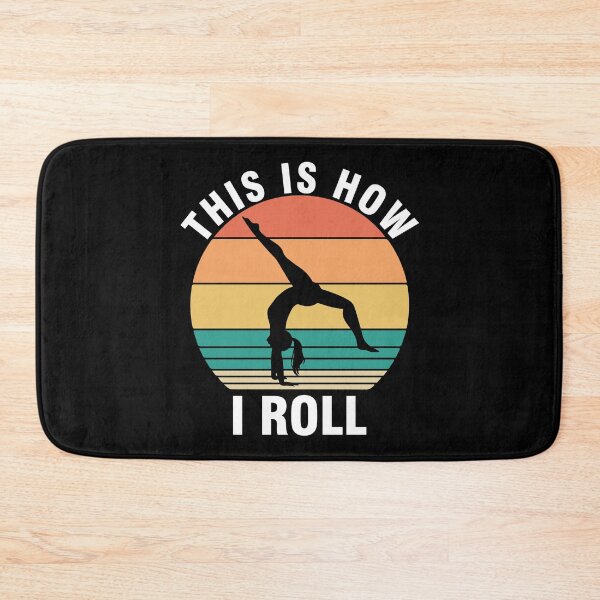 Item preview, This is How i Roll Funny Gymnastique Quote Gymnastique artistique Cool Retro Vintage Gymnastique designed and sold by ivotee.