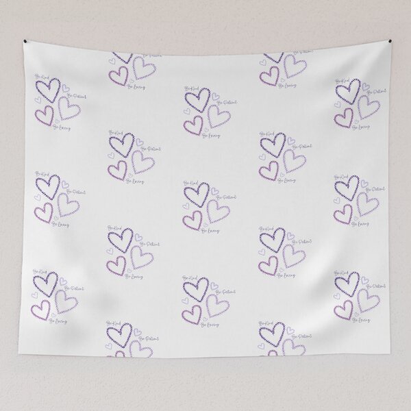 Item preview, Purple Hearts Dot Art designed and sold by Cardiff Creative.