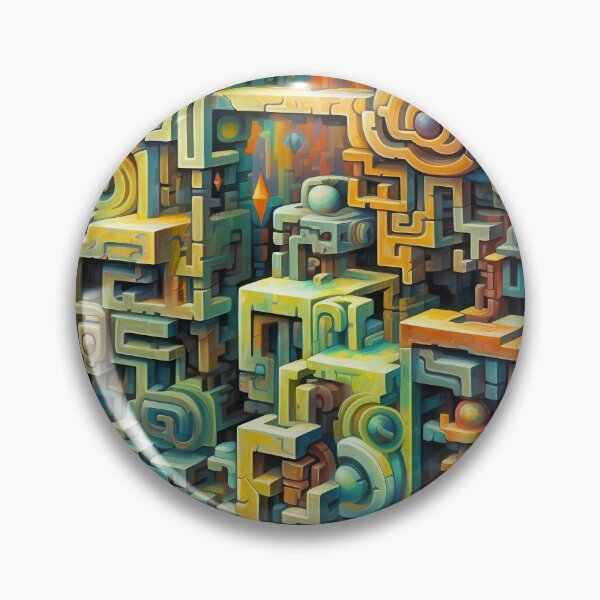 Item preview, Abstract Ancient Mechanical Ruins designed and sold by InsanseCreation.