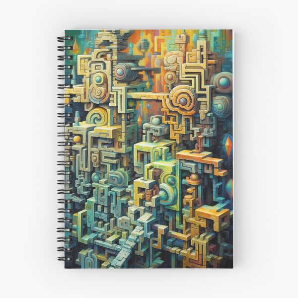 Item preview, Abstract Ancient Mechanical Ruins designed and sold by InsanseCreation.