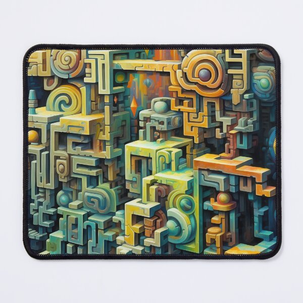 Item preview, Abstract Ancient Mechanical Ruins designed and sold by InsanseCreation.