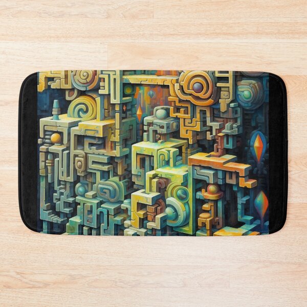 Item preview, Abstract Ancient Mechanical Ruins designed and sold by InsanseCreation.