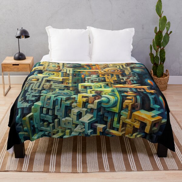 Item preview, Abstract Ancient Mechanical Ruins designed and sold by InsanseCreation.