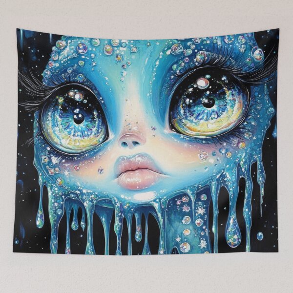 Item preview, Sparkling Blue Creature designed and sold by Susana Soares.