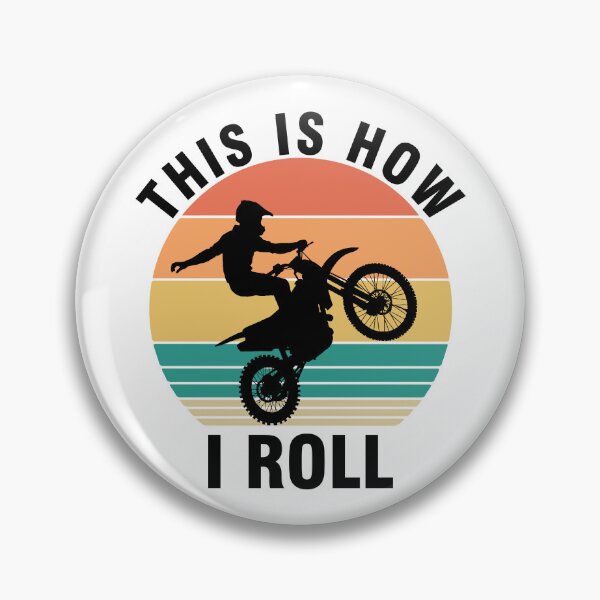 Item preview, This is How i Roll Funny Motorcycle Quote Motorcycles Cool Retro Vintage Rider designed and sold by ivotee.