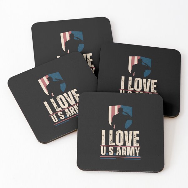 Item preview, I LOVE U S ARMY AMAZING T-Shirt,Unique designed and sold by Rizteeshop.