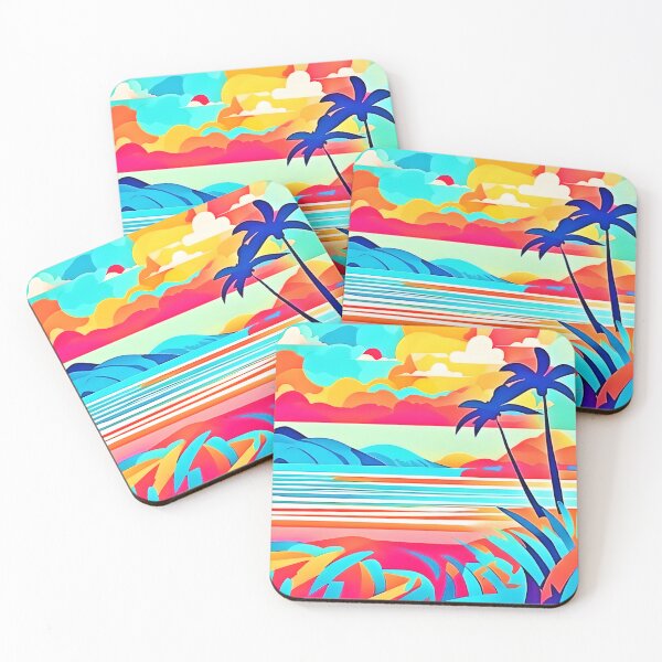 Item preview, Vibrant Nature Cartoon Art designed and sold by Health And Fitness Posts e-Store.