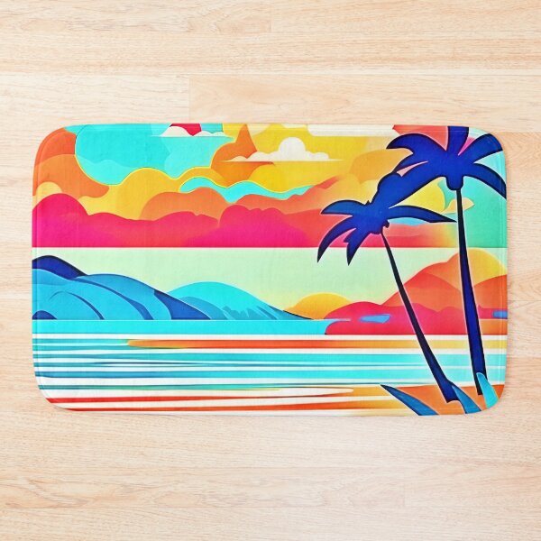 Item preview, Vibrant Nature Cartoon Art designed and sold by Health And Fitness Posts e-Store.