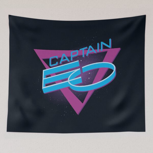 Item preview, Captain Eo - blue/pink stars designed and sold by SWG Mixes & Merchandise.