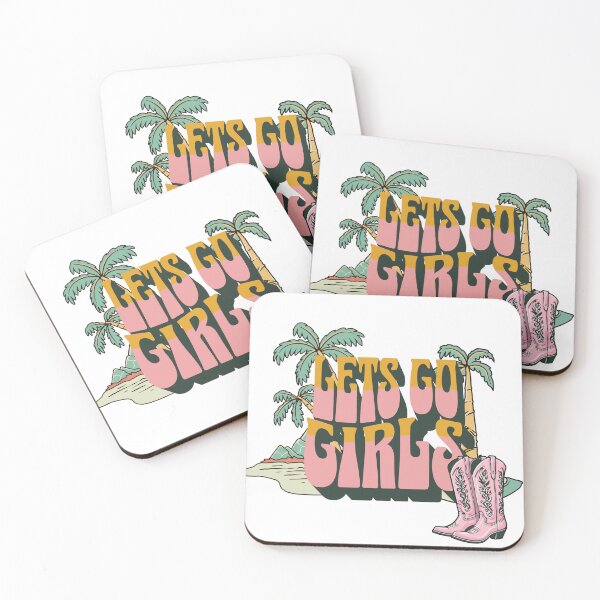 Item preview, Lets go Girls retro cowgirls & palm trees  designed and sold by Nicfearn86.