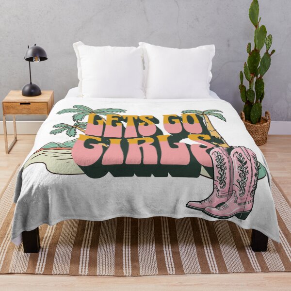Item preview, Lets go Girls retro cowgirls & palm trees  designed and sold by Nicfearn86.