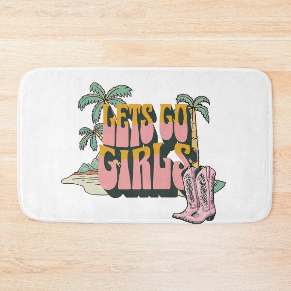 Item preview, Lets go Girls retro cowgirls & palm trees  designed and sold by Nicfearn86.