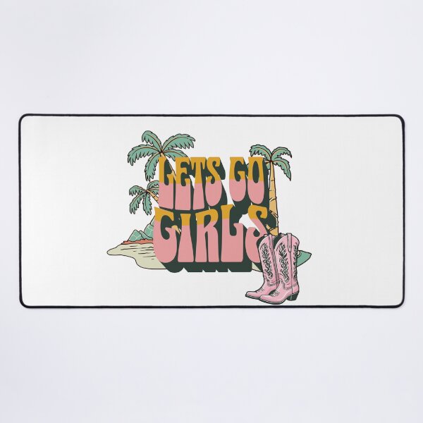 Item preview, Lets go Girls retro cowgirls & palm trees  designed and sold by Nicfearn86.