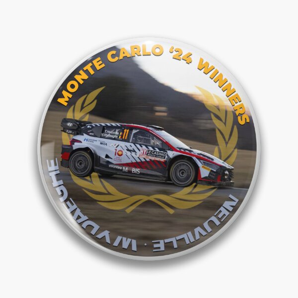Item preview, Thierry Neuville Martijn Wydaeghe Winners WRC Monte Carlo 2024 designed and sold by ljns.