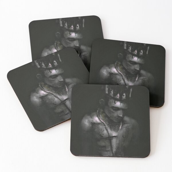 Item preview, Wounded Prince black and white portrait  designed and sold by Kobemyers.