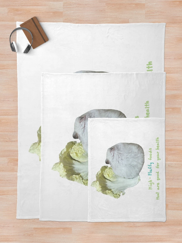 Thumbnail 5 of 6, Throw Blanket, Hamster designed and sold by RibboneDesign.