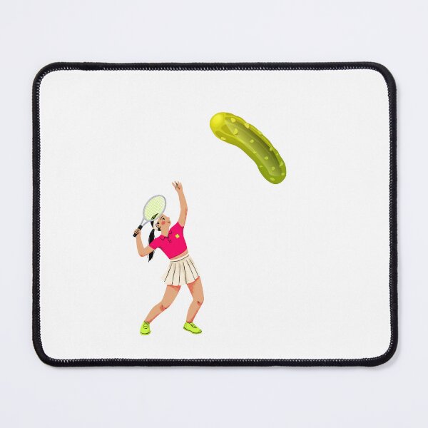 Item preview, Funny Pickleball Player Hitting Giant Pickle Sports designed and sold by julyperson.
