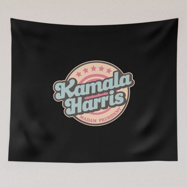 Item preview, Kamala Harris 2024 Madam President DNC Rally in Retro Styling designed and sold by trendyzcom.