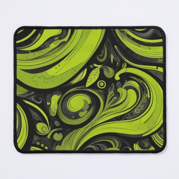 Item preview, Lime Green Abstract Swirl Pattern designed and sold by Rell1970.