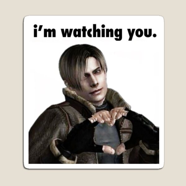 Item preview, Leon S Kennedy is watching you rn Romantic picture RE4 rizzident evil designed and sold by Neesu.