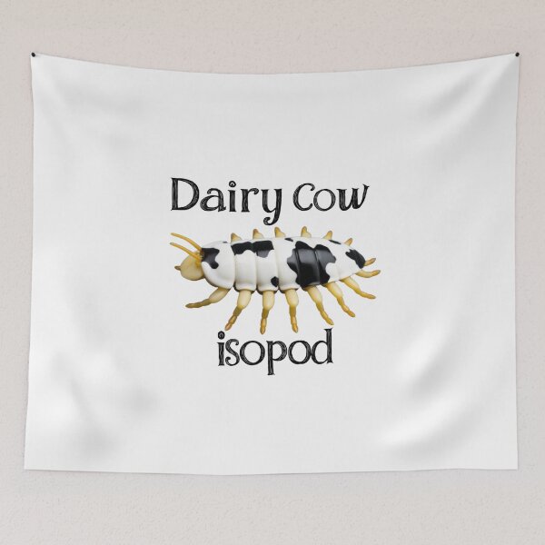Item preview, Countryside Charm: Exclusive Dairy Cow Isopod Art designed and sold by RabiaDesigns.
